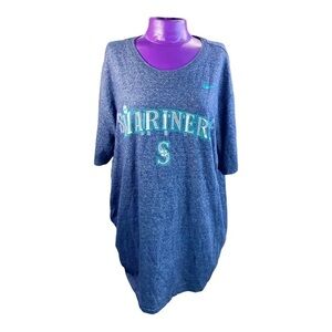 The Nike Tee grey Seattle Mariners athletic cut tshirt XXL